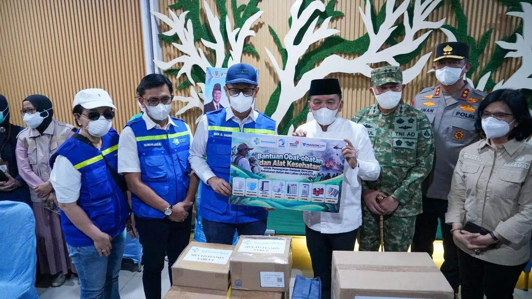 Kemenkes Perkuat Perlindungan Kesehatan Warga Terdampak Kabut Asap di Palangka Raya